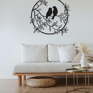 Birds on Branch Wall Art | Bird Branch Home Decor | Birds Wall Decor ...