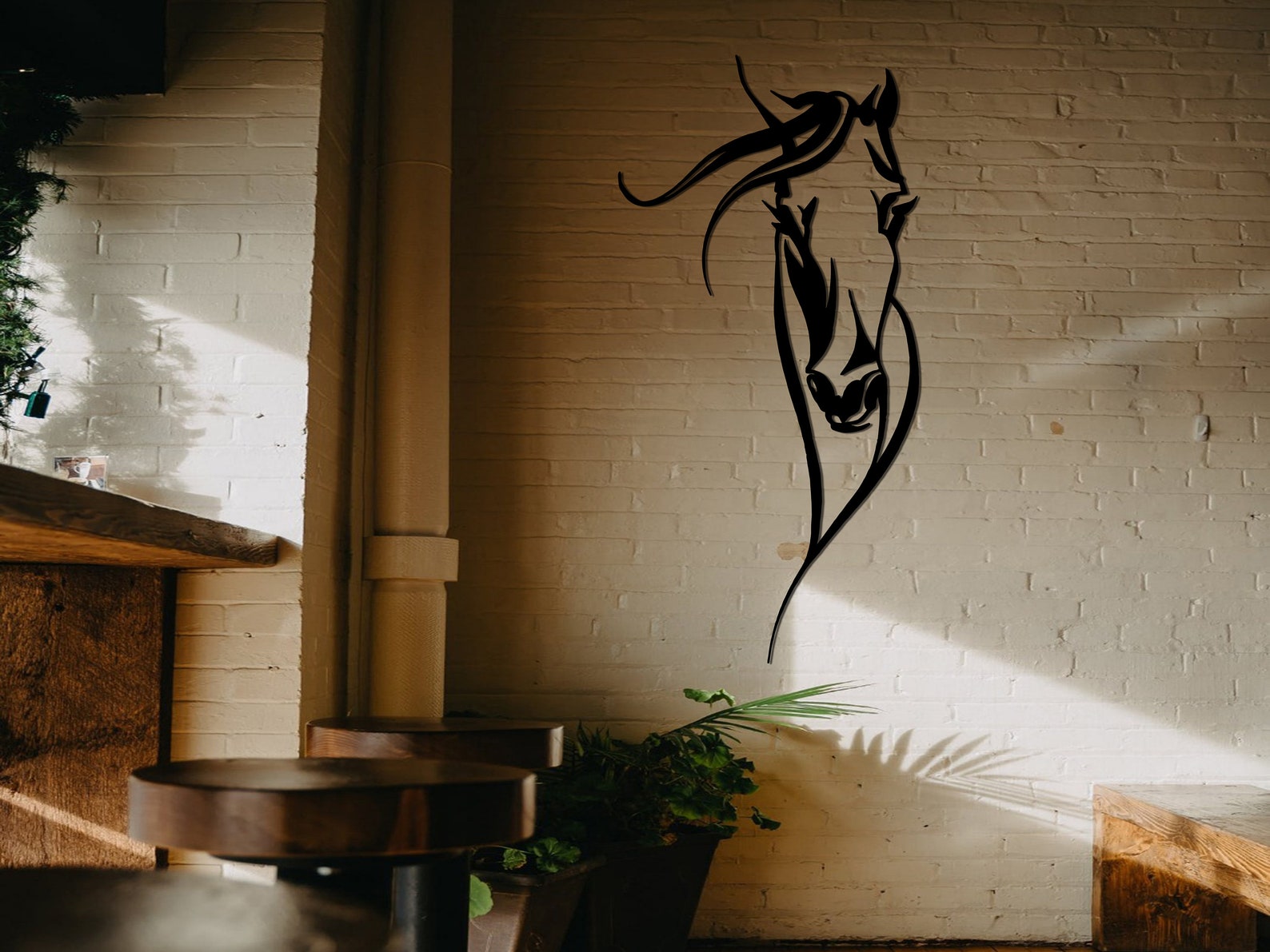 Horse Head Wall Art Metal Wall Decor Metal Wall Hangings Etsy