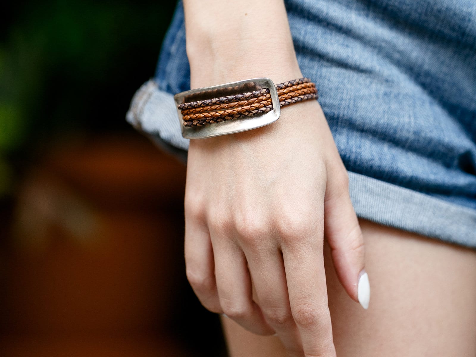 Pulsera de cuero para las mujeres pulsera de las mujeres Etsy