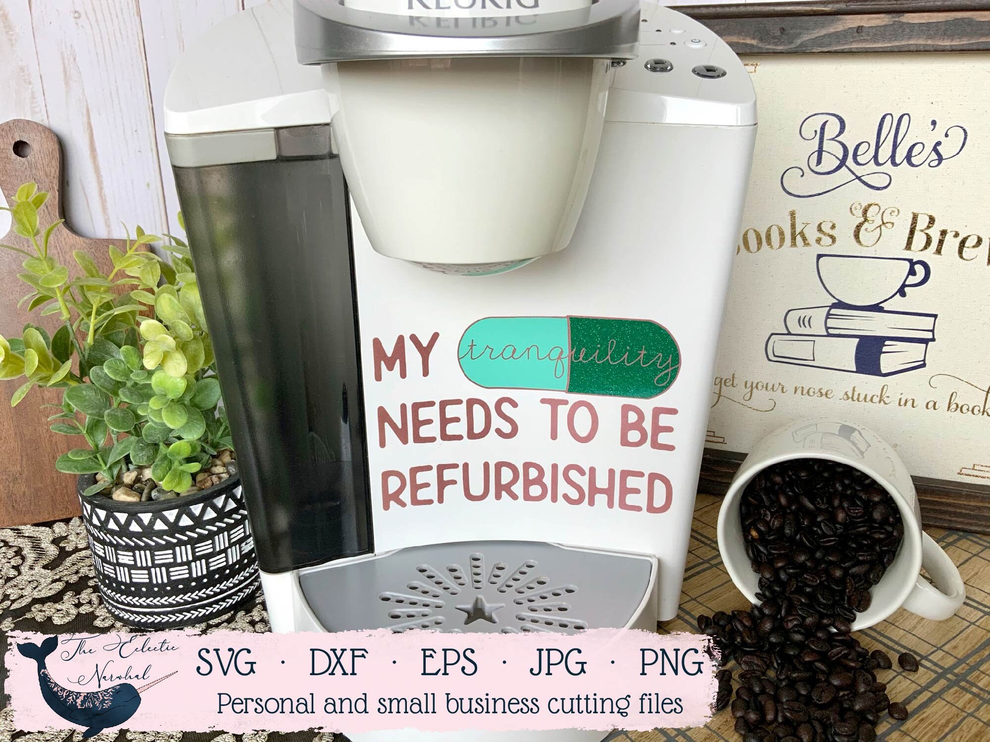 Tranquility Svg the Queen's Gambit Svg Pill Box Svg Etsy Canada