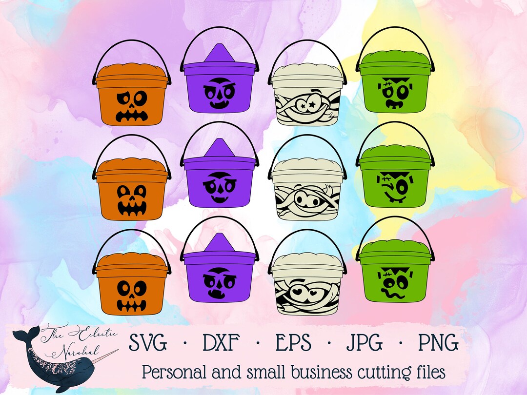 Halloween Boo Buckets 2023 Svg, Mcd Trickortreat Buckets Svg, 1990s