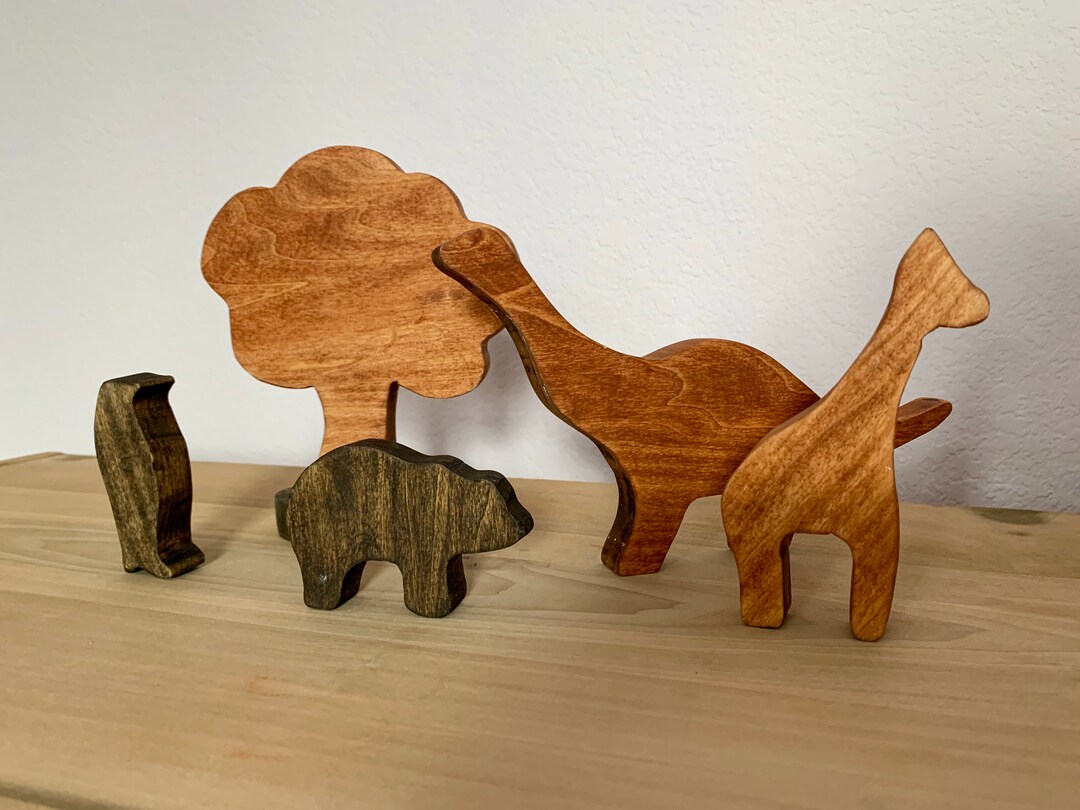 Handmade Wooden Animals Etsy