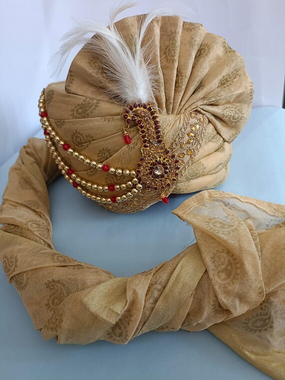 Bollywood Man Costume Jacket Turban Scarf Bollywood Man Costume Jacket Turban Scarf