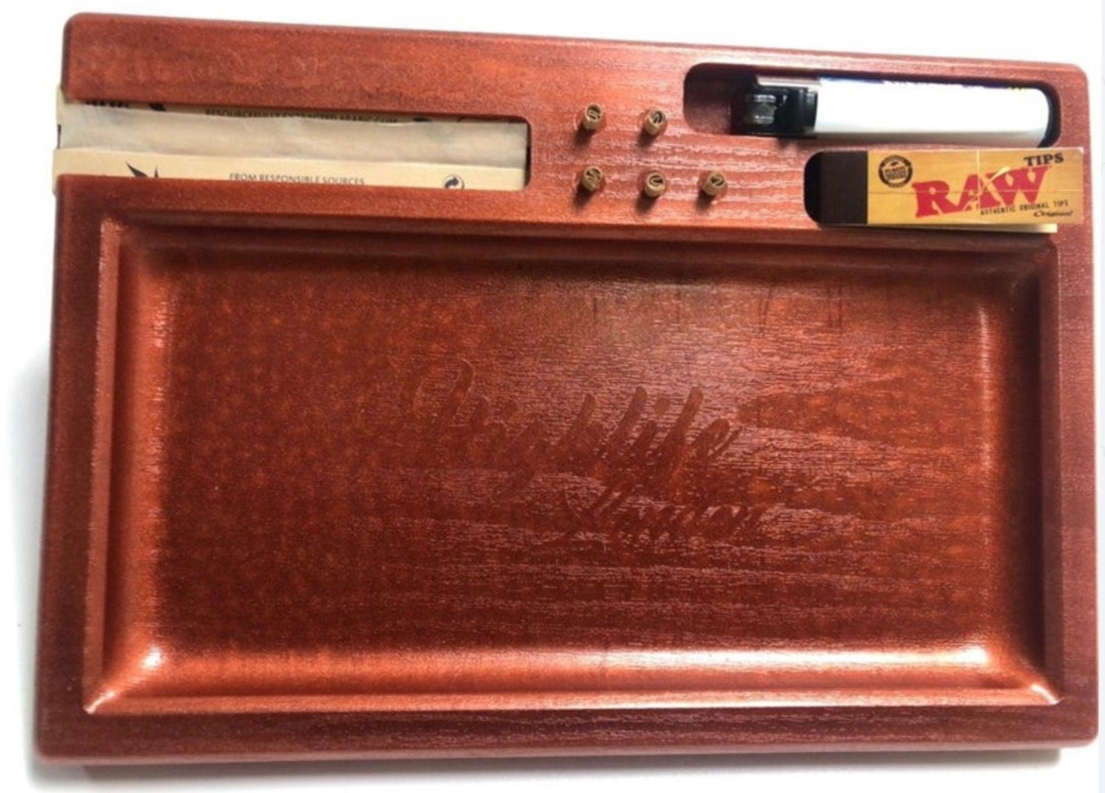 Highlife Epoxy Resin Rolling Tray Clay Etsy