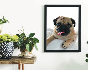 Mops Portrait DIGITAL DOWNLOAD