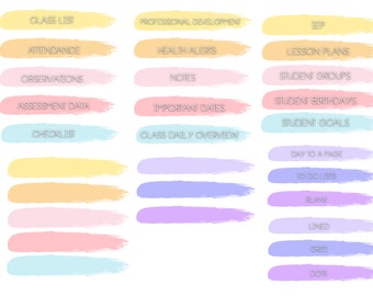 Digitale Planer Sticker