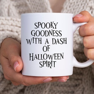 Halloween Kaffeetasse Spooky Halloween Spruch Becher Halloween Zitat Becher Halloween Liebhaber Geschenk Niedliches Halloween Geschenk