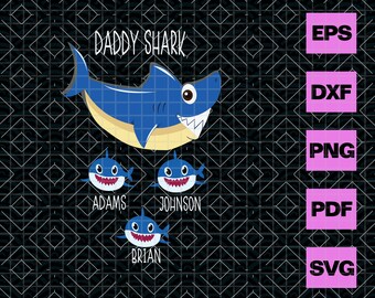Download Daddy Shark Svg Etsy