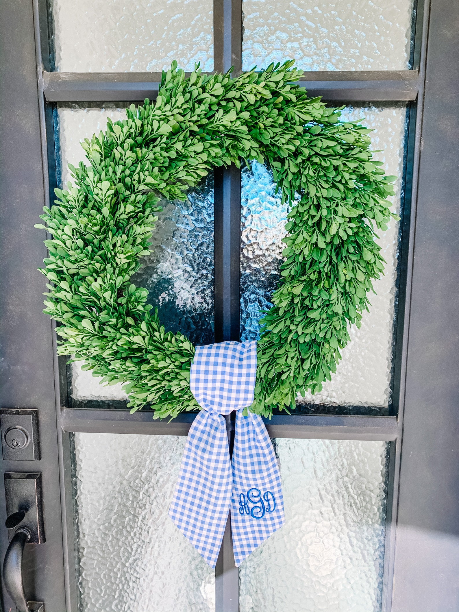 Wreath Sash Spring Wreath Sash Front Door Decor Etsy