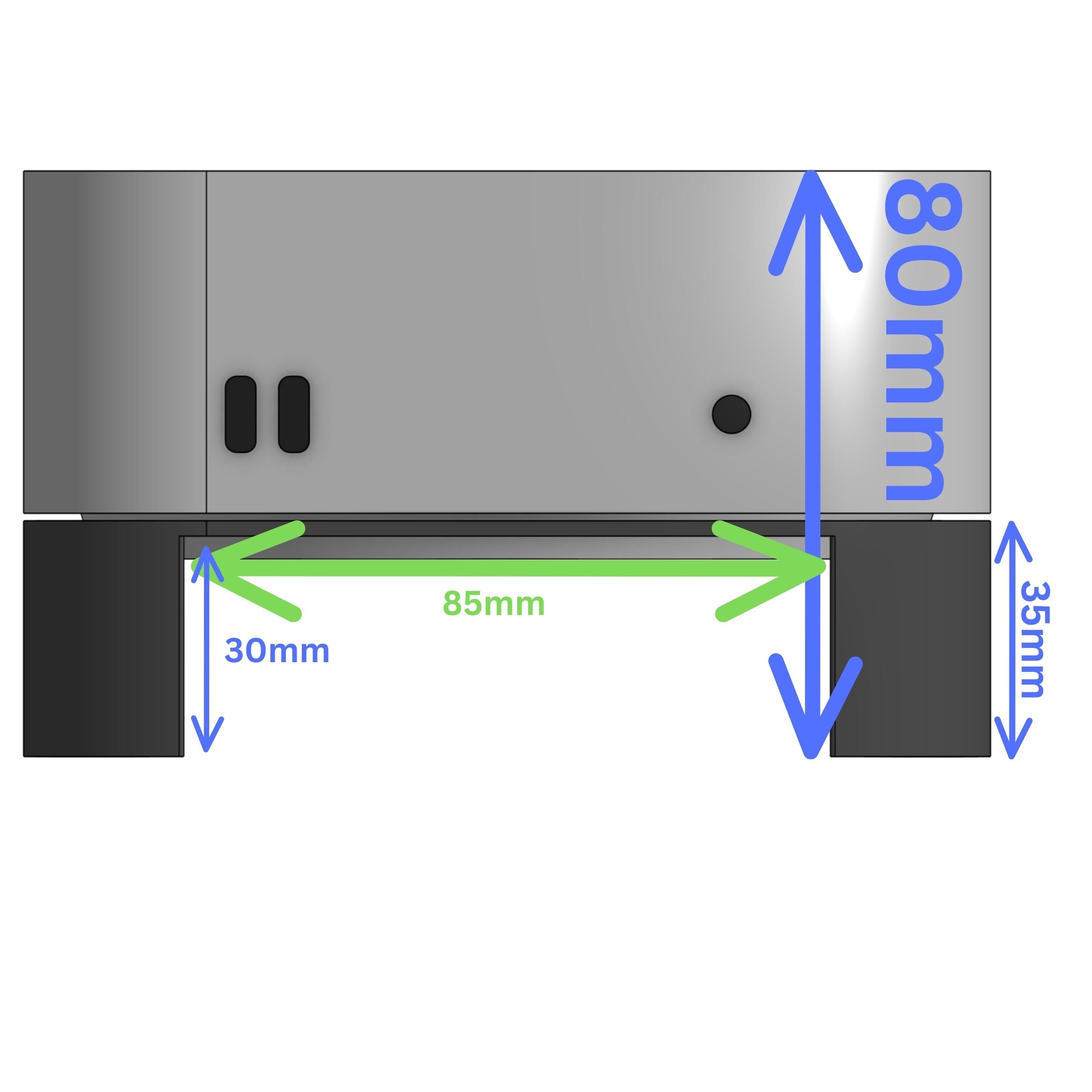 M4 Riser Mac Mini Base 2024 M4/ M4 PRO Riser With Storage Space / Under Desk ...