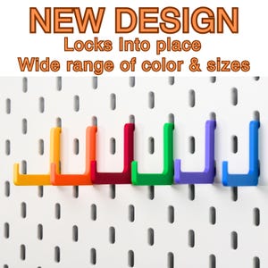Ganchos para tablero perforado IKEA SKADIS Accesorio IKEA en muchos colores