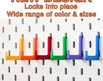 Hooks compatible with Ikea  SKADIS Pegboard Accessory with Strong design BULK orders.