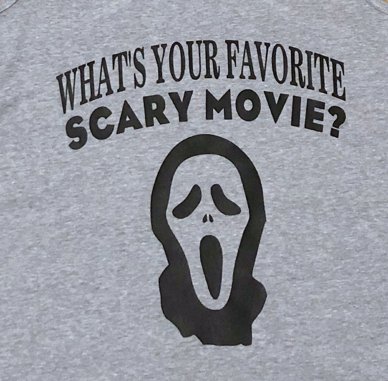 SCREAM Horror Whats Your Favorite Scary Movie Womens Tank Top | Etsy