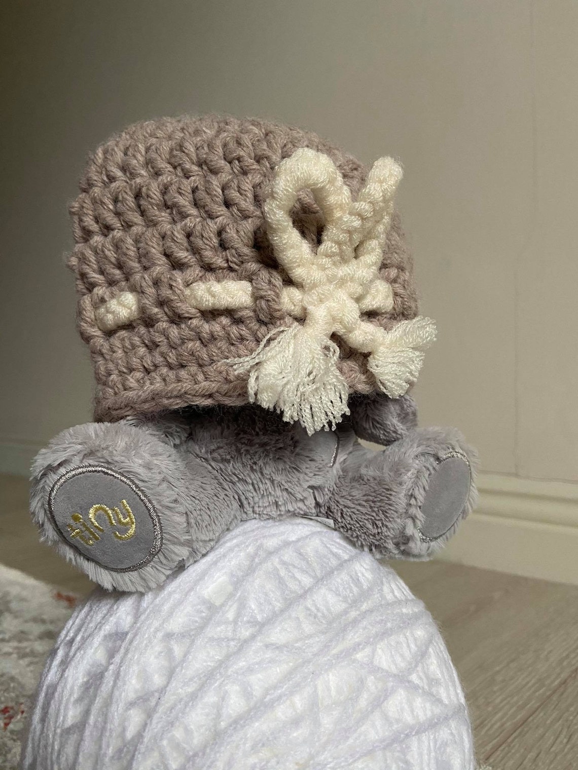 Handmade baby hat gender neutral personalised crochet hat Etsy