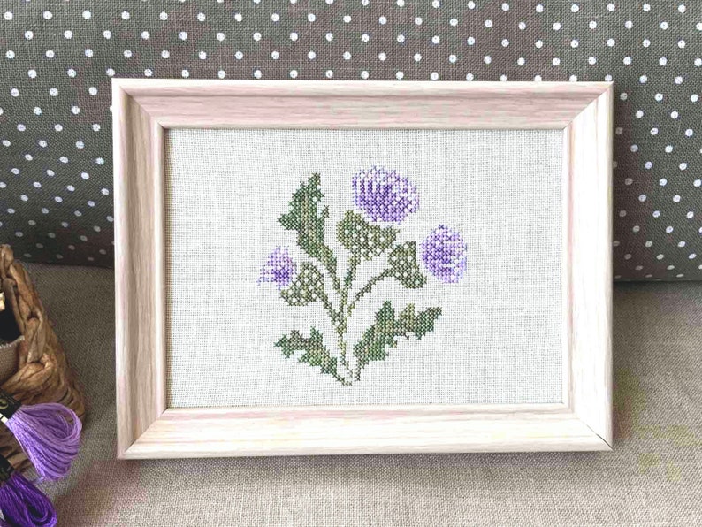 PDF Elegant Thistle Cross Stitch Design by Needle Treasures Nook Nature ...