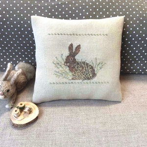 PDF the Hare by Needle Treasures Nook Primitive Bunny Easter Cross ...