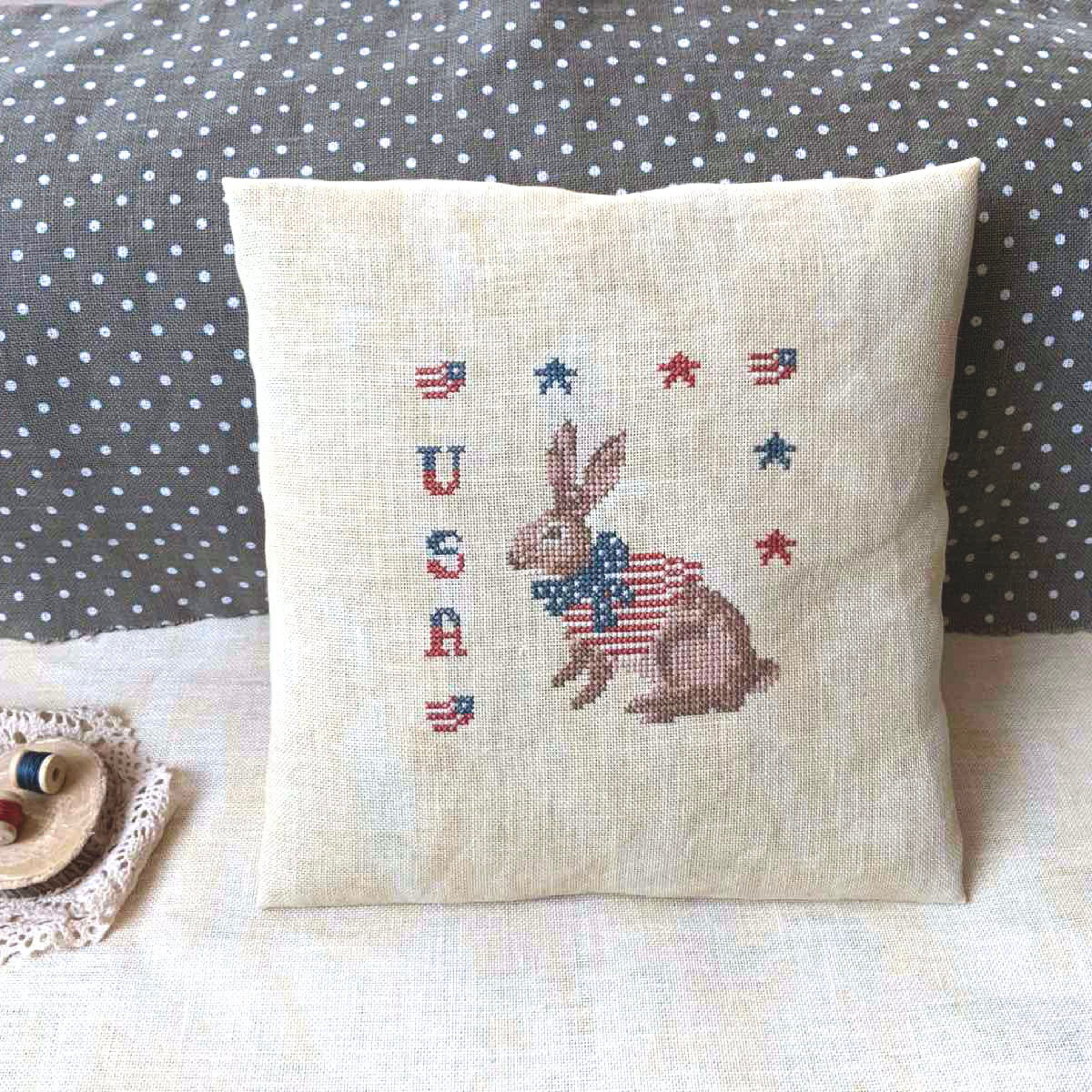PDF Patriotic Bunny Parade by Needle Treasures Nook Primitive Patriotic ...
