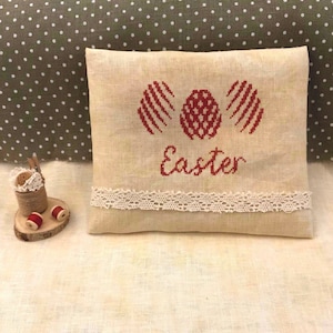 PDF Easter Eggs by Needle Treasures Nook Modern Minimalist Easter Cross Stitch Pattern Simple Elegant Easter Design Easter  Chart