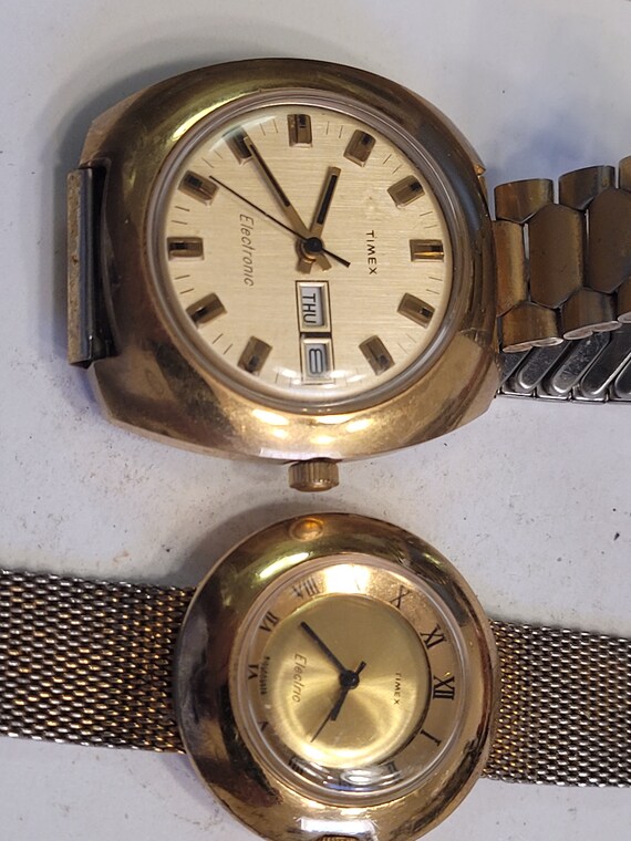 timex electric vintage watch