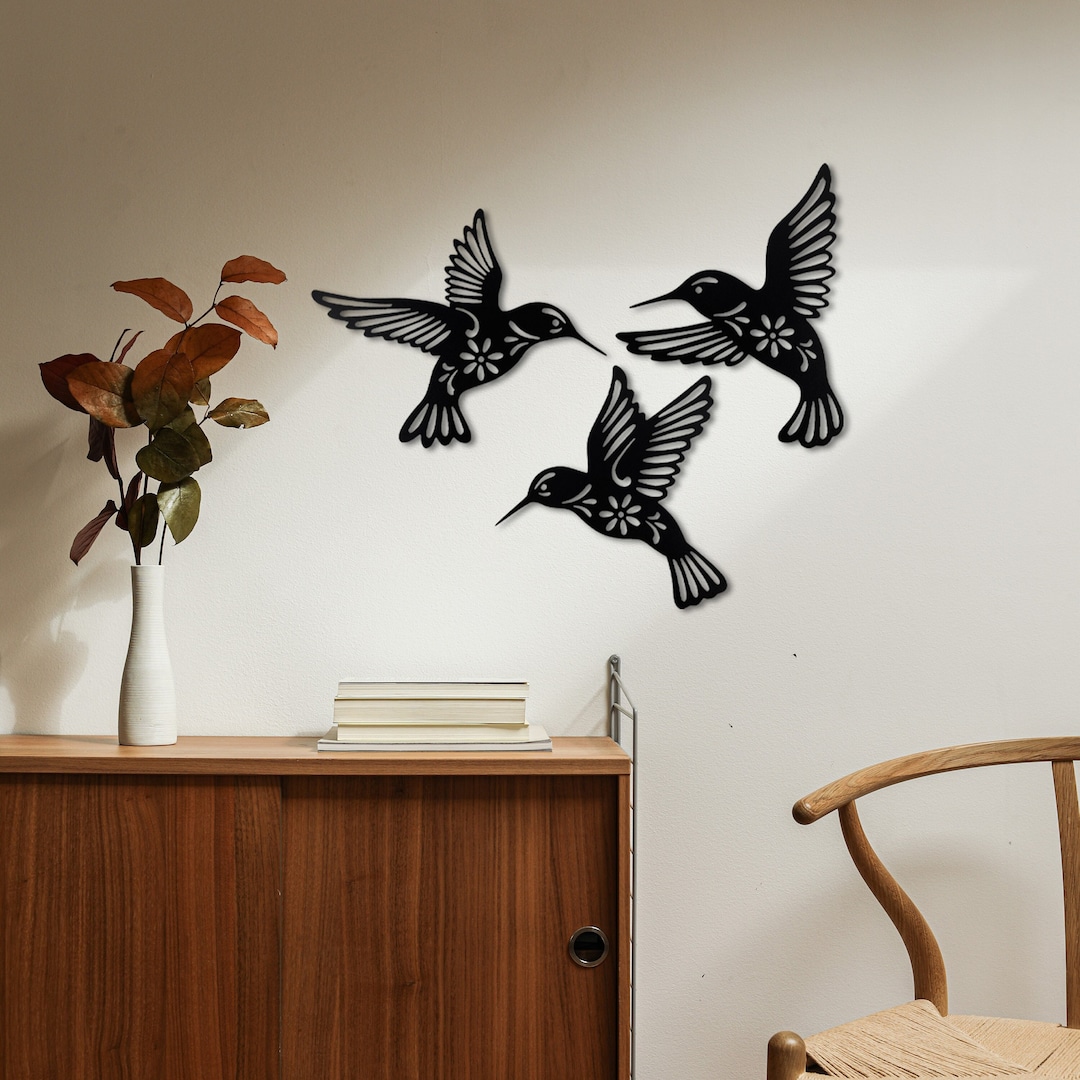 Metal Birds Art, Metal Birds Decor, Metal Wall Decor, Home Decoration