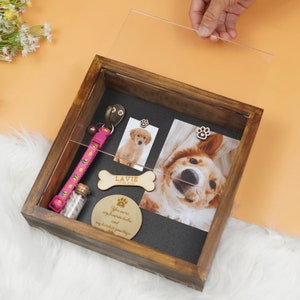 Personalized Pet Shadow Box, Pet Memorial, Pet Loss Sympathy Gifts, Cat ...