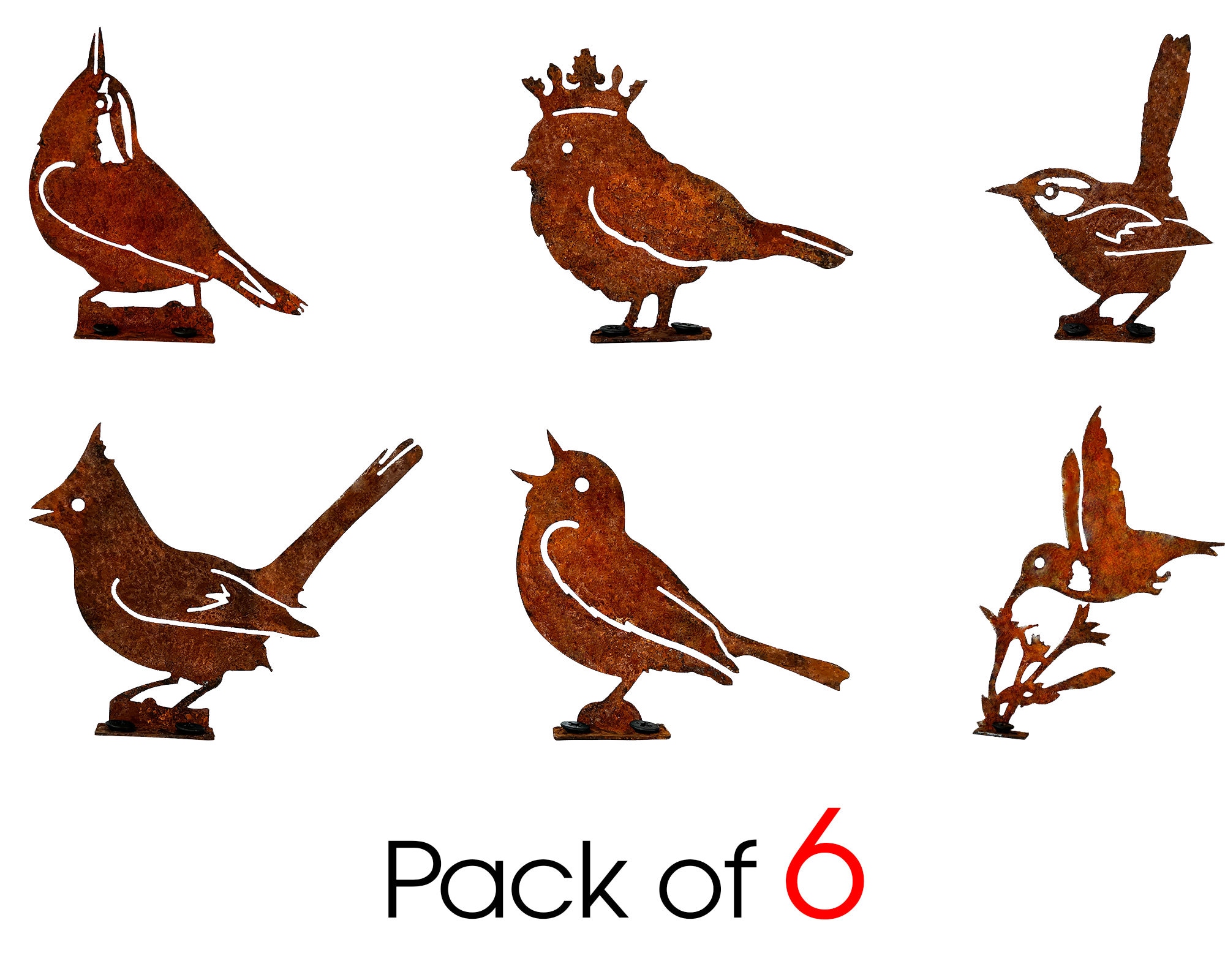 Rusty Metal Bird Art Decor Bird Garden Gift Rustic Garden Etsy UK