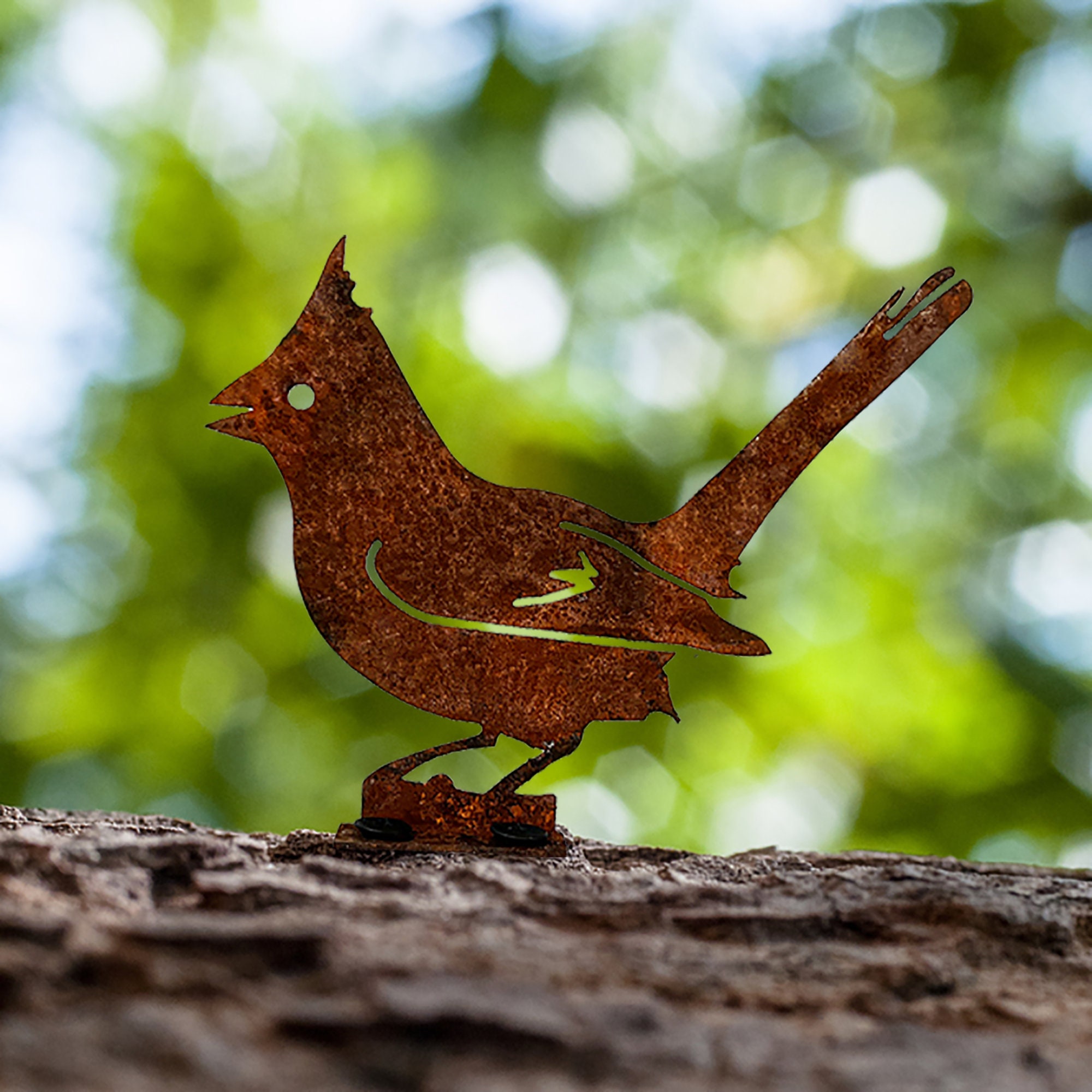 Rusty Metal Bird Art Decor Bird Garden Gift Rustic Garden Etsy UK
