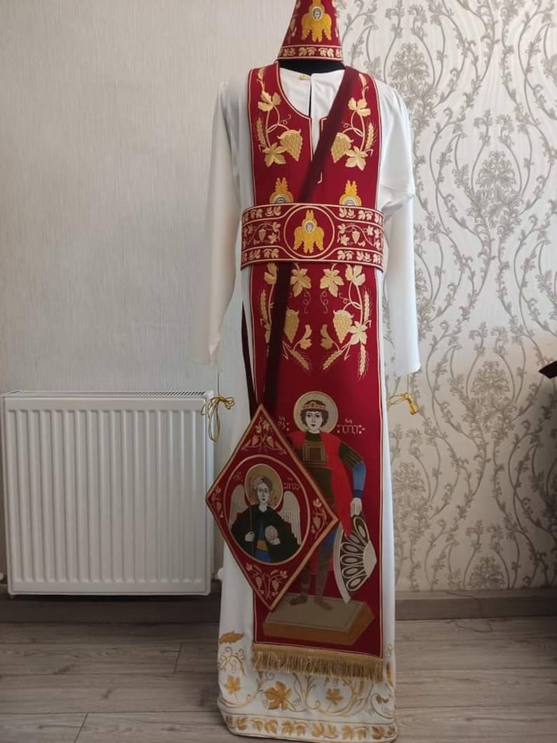 Geistliche Kleidung,Priestergewand,Priestergewand,Priesterkleidung,Die Kleidung eines östlichen Priesters,Kirchenkleidung, Made to order. Bild 3