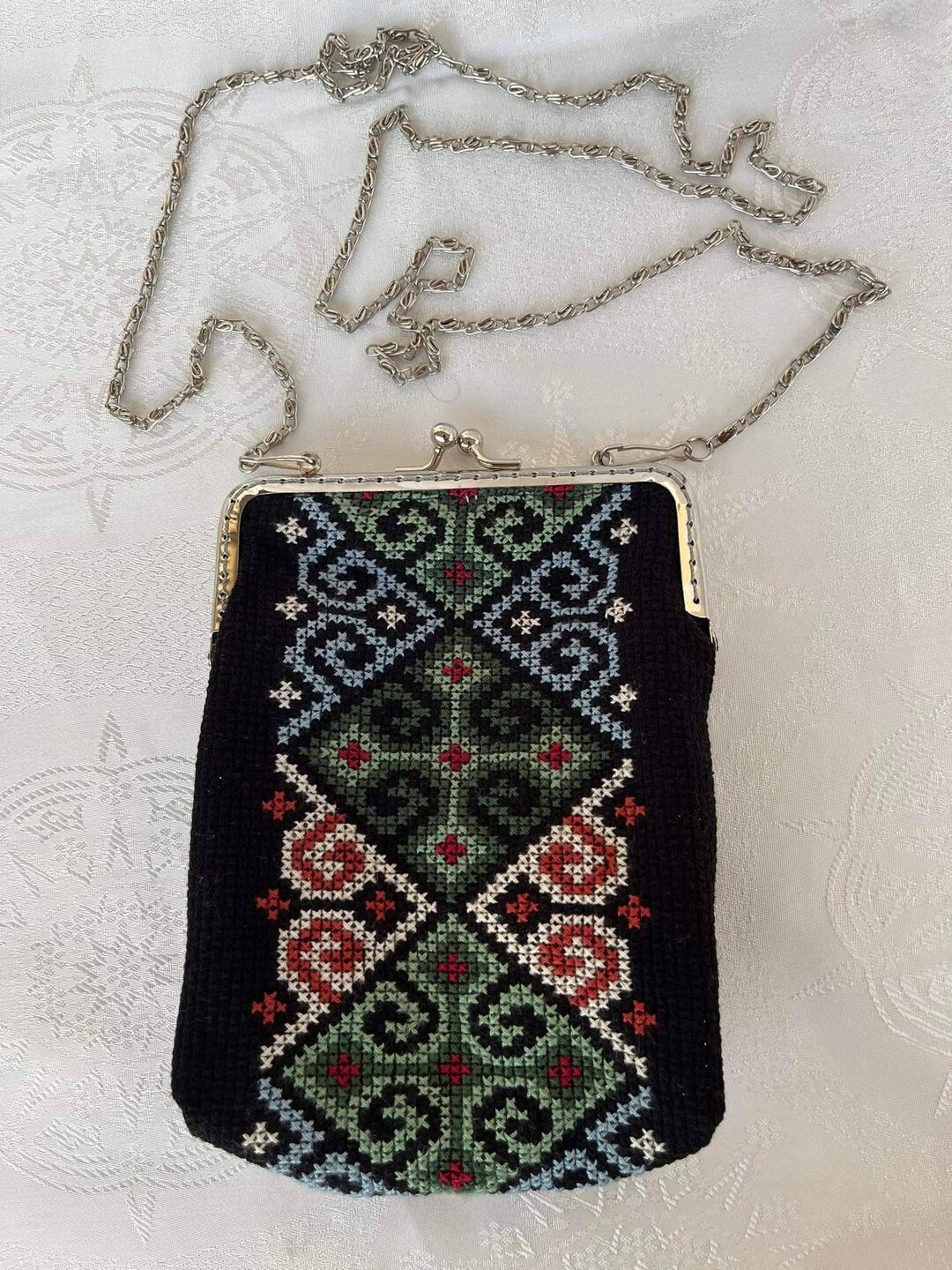 Bagh Cotton Full Sleeve Grey Hand Embroidered Top