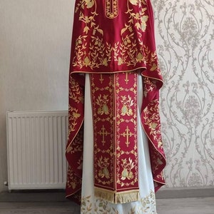 Ecclesiastical apparel,priest vestment,priest robe,Priest clothes,The clothes of an Orthodox priest,Church clothes, Made to order.