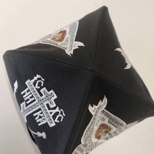 Orthodox priest headgear skoufos. Priest black hat. Christian priest embroidered skufia. Ecclesiastical Embroidery. Christian Clergy Hats.