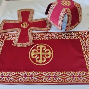 Chalice Covers, Ecclesiastical item, Communion Cup Cover, orthodox chalice, religious item, Priest&#39;s clothes, The of the Orthodox Church.