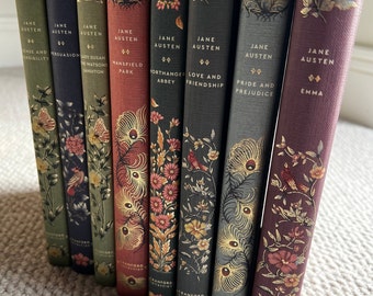 Jane Austen book collection pride and prejudice Embossed Cranford Collection Edition Hardback Book set