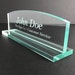 Office Desk Name Plate | Custom Name Plates made from glass-like Acrylic | Personalized Desk Accessory 