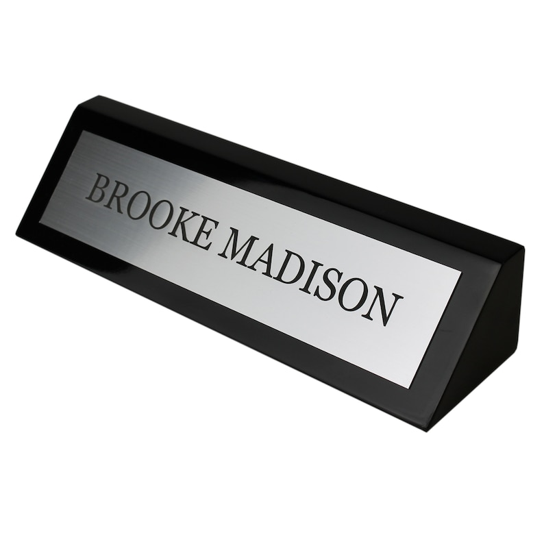 Personalized Business Desk Name Plate Office Name Plate for Etsy