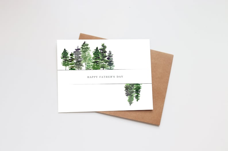 Rustic Forest Father's Day Card image 1