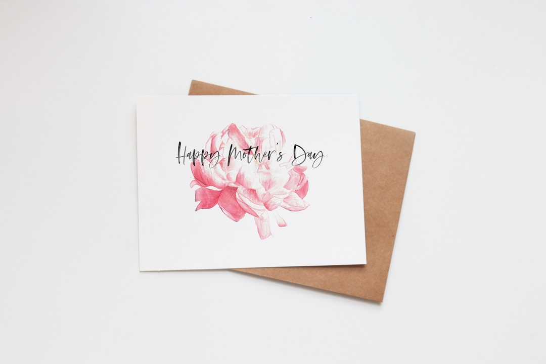Mother's Day Card | Floral Cards | Hand Painted Watercolor Mom ...