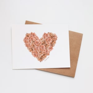 Eu te amo de todo o coração cartão de aniversário para ela, cartão de amor fofo para ele, doce aniversário para o namorado
