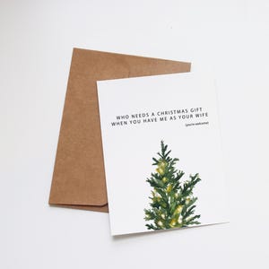 Carte de Noël mari, carte de Noël mari, carte de Noël drôle de mari, carte de Noël mari, carte de joyeux Noël pour cadeau mari