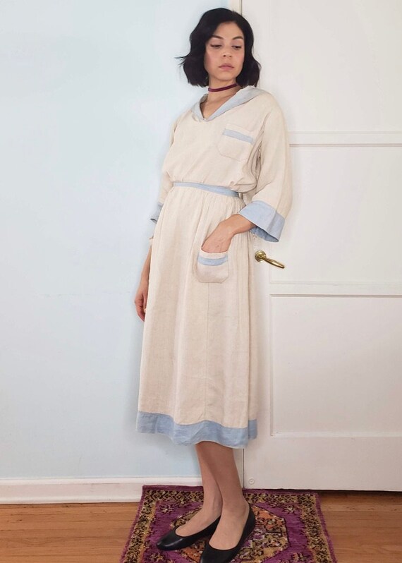 1900s -1910s Vintage Edwardian 2 Piece Outfit Top