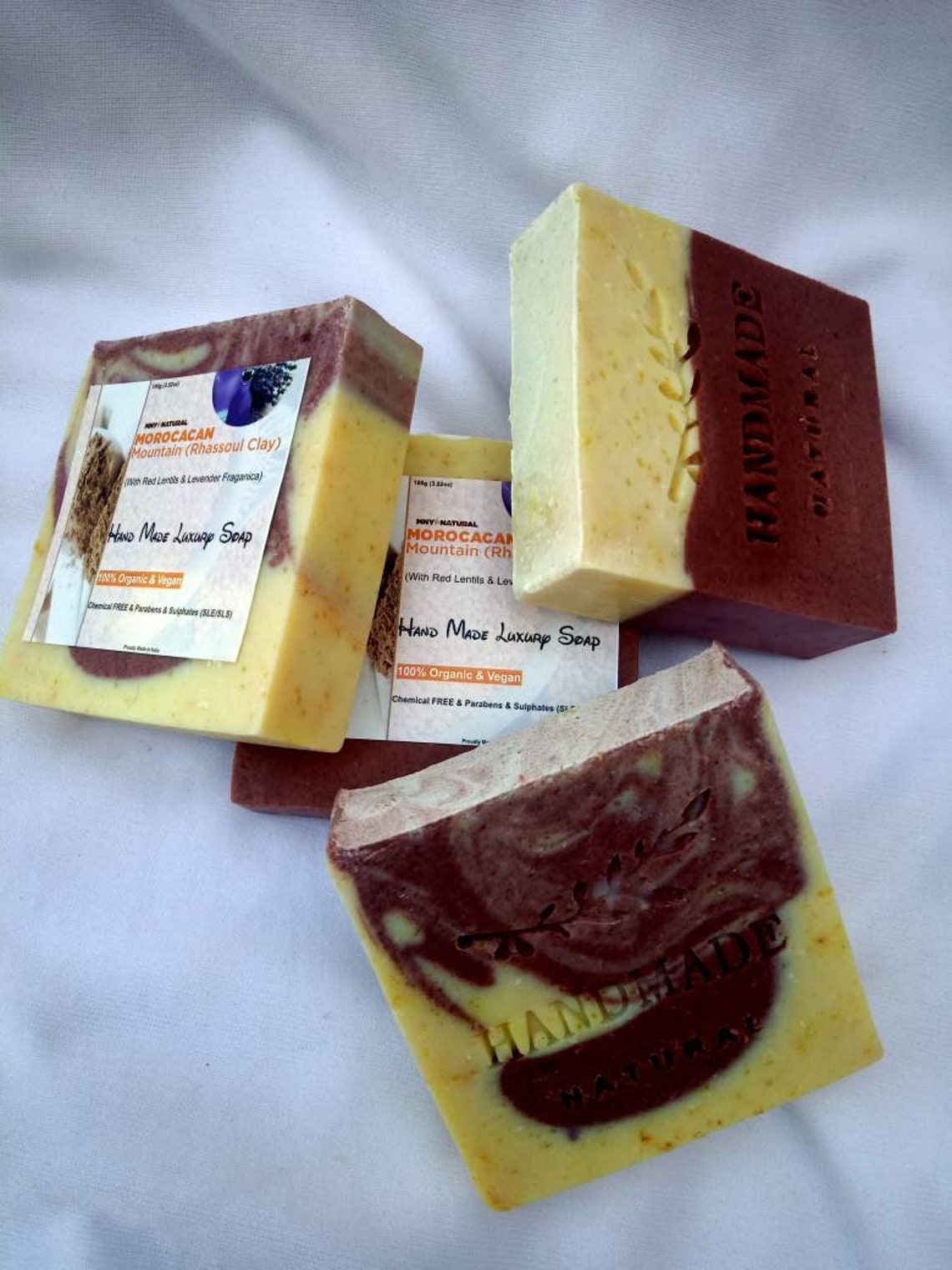 Lavish RHASSOUL Rhassoul Clay Soap Handmade Soap Skin Etsy