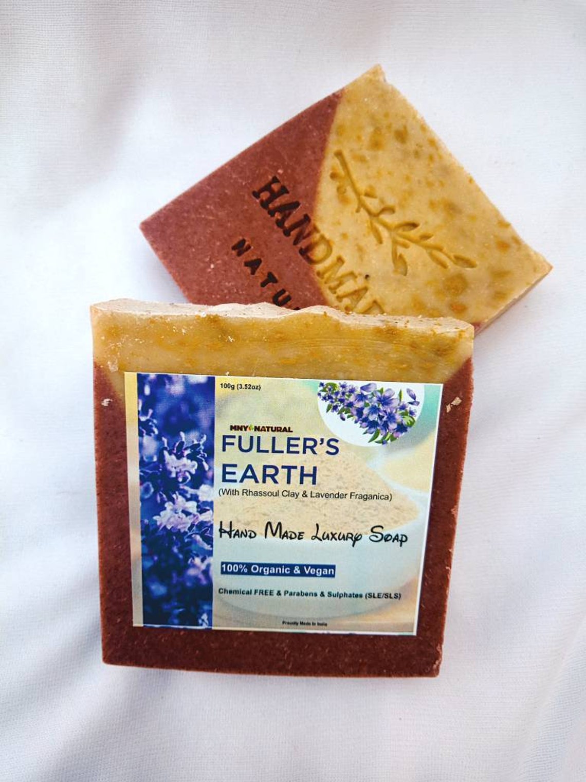 SOOTH EARTH Fuller's Earth Soap Bar Skin Lightning Soap Etsy