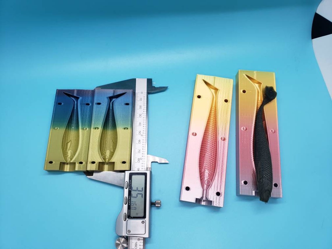 5 fishing lure mold Etsy