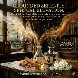 Sandalwood and Jasmine Reed Diffuser Refill 100ml | Premium Essential Oil Blend | Exotic Floral & Grounding Woody Scent | Eco-Friendly Glass image 5