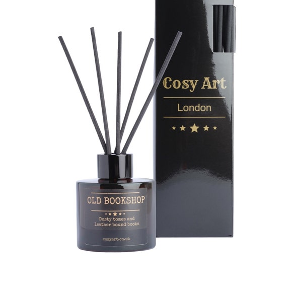 Old Bookshop Reed Diffuser: Vegan Home Fragrance Gift Set