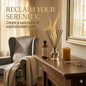 Sandalwood and Amber Reed Diffuser Refill 100ml | Premium Essential Oil Blend | Luxury Warm, Woody & Resinous Room Fragrance | Eco-Friendly image 2