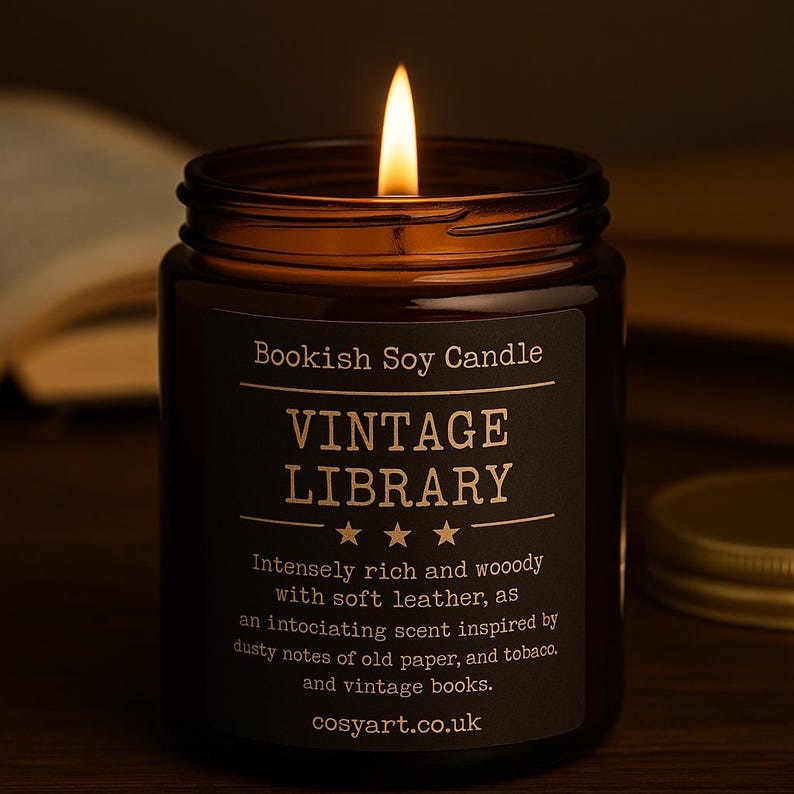 bookish candle