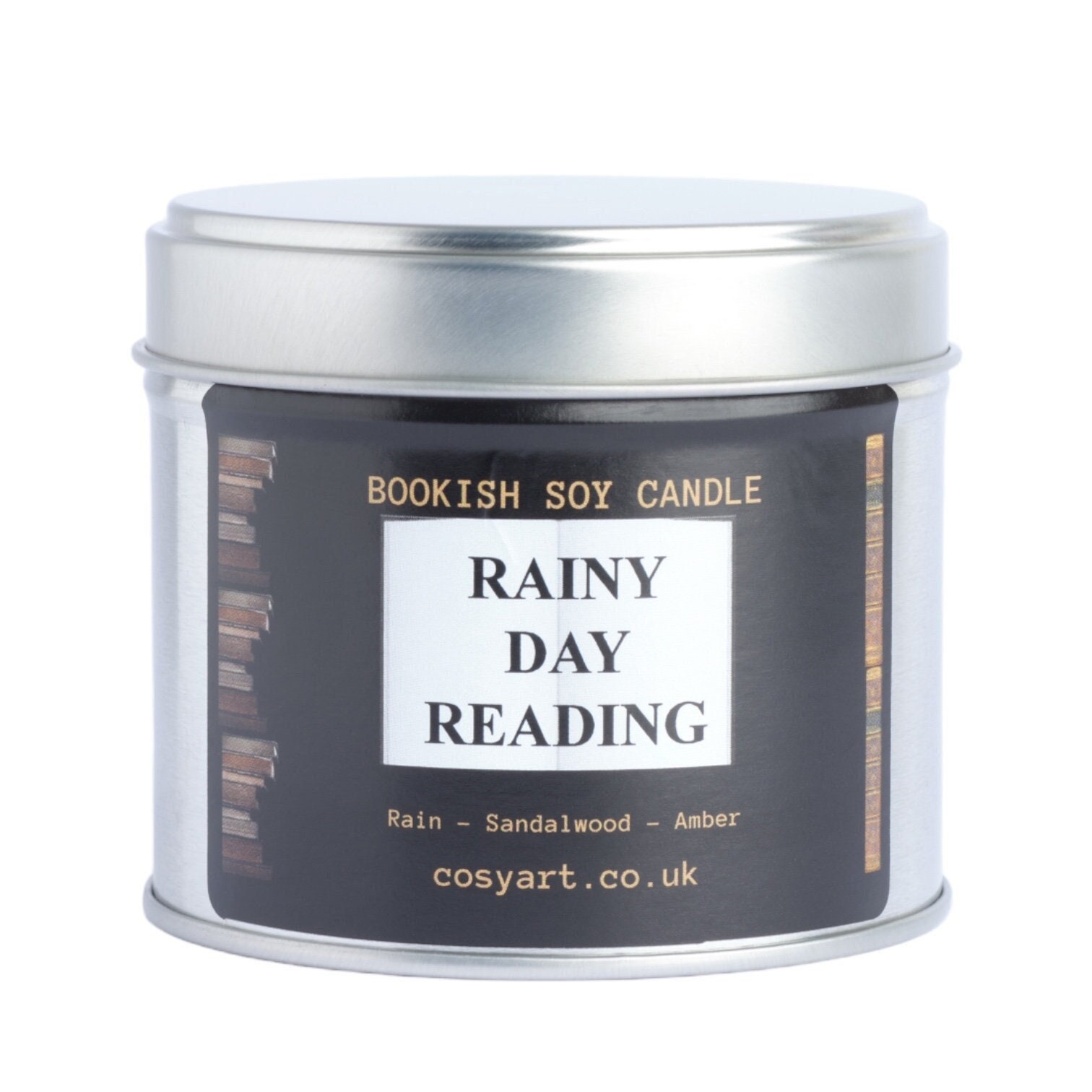 Rainy day reading soy candle bookish candle rain candle -  Portugal