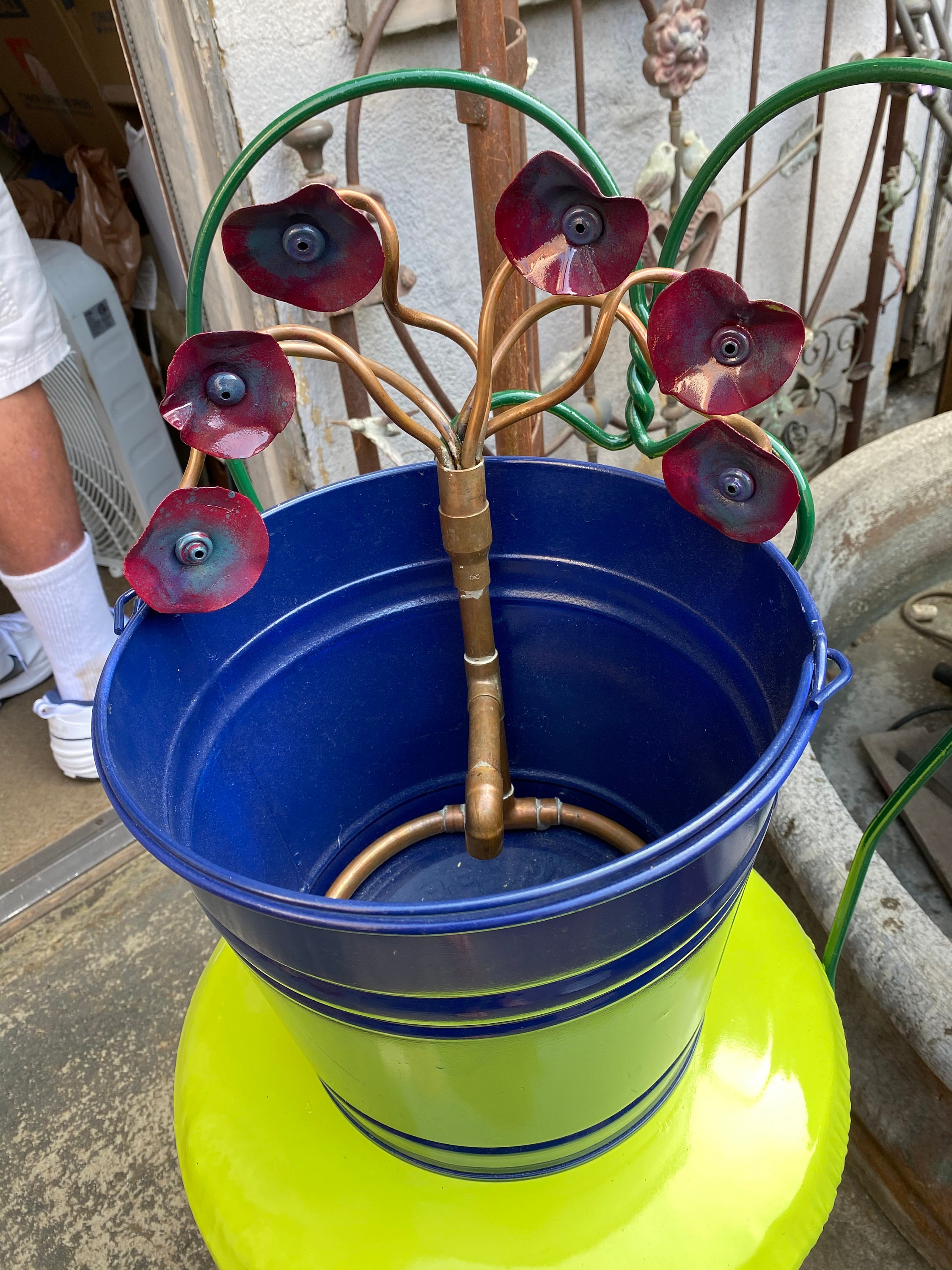 Bucket Fountains Etsy