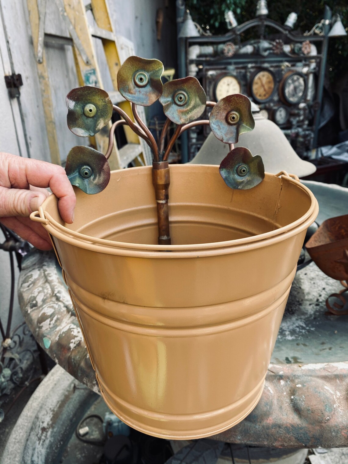 Bucket Fountains Etsy
